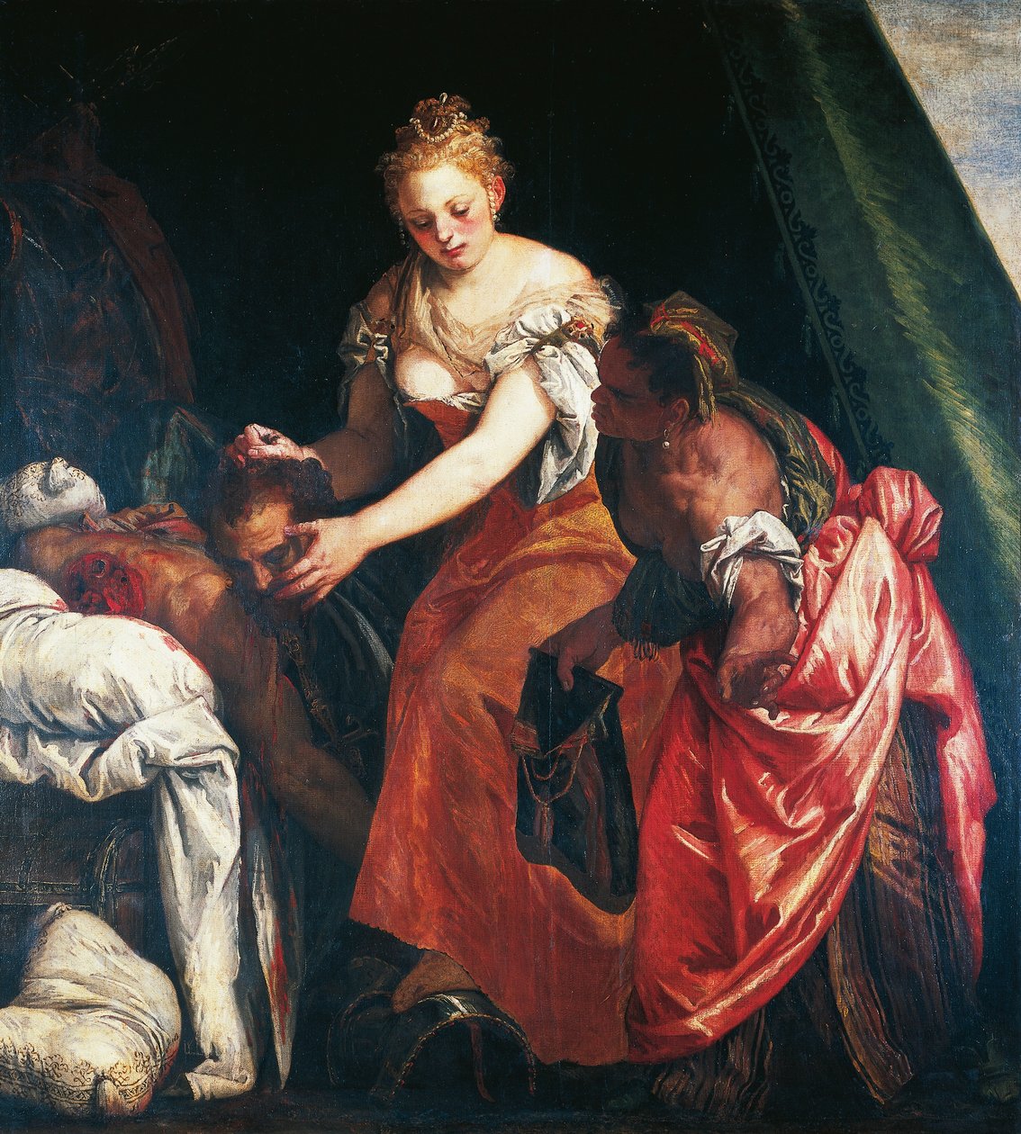 Judita s hlavou Holoferna (olej na plátně) od (1528 88) Veronese