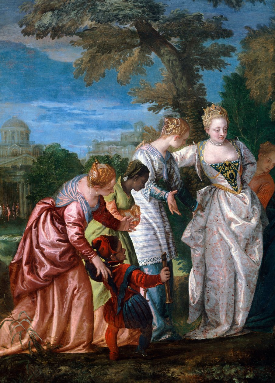 Mose zachránil z vody Paolo Veronese (1528-1588) od (1528 88) Veronese