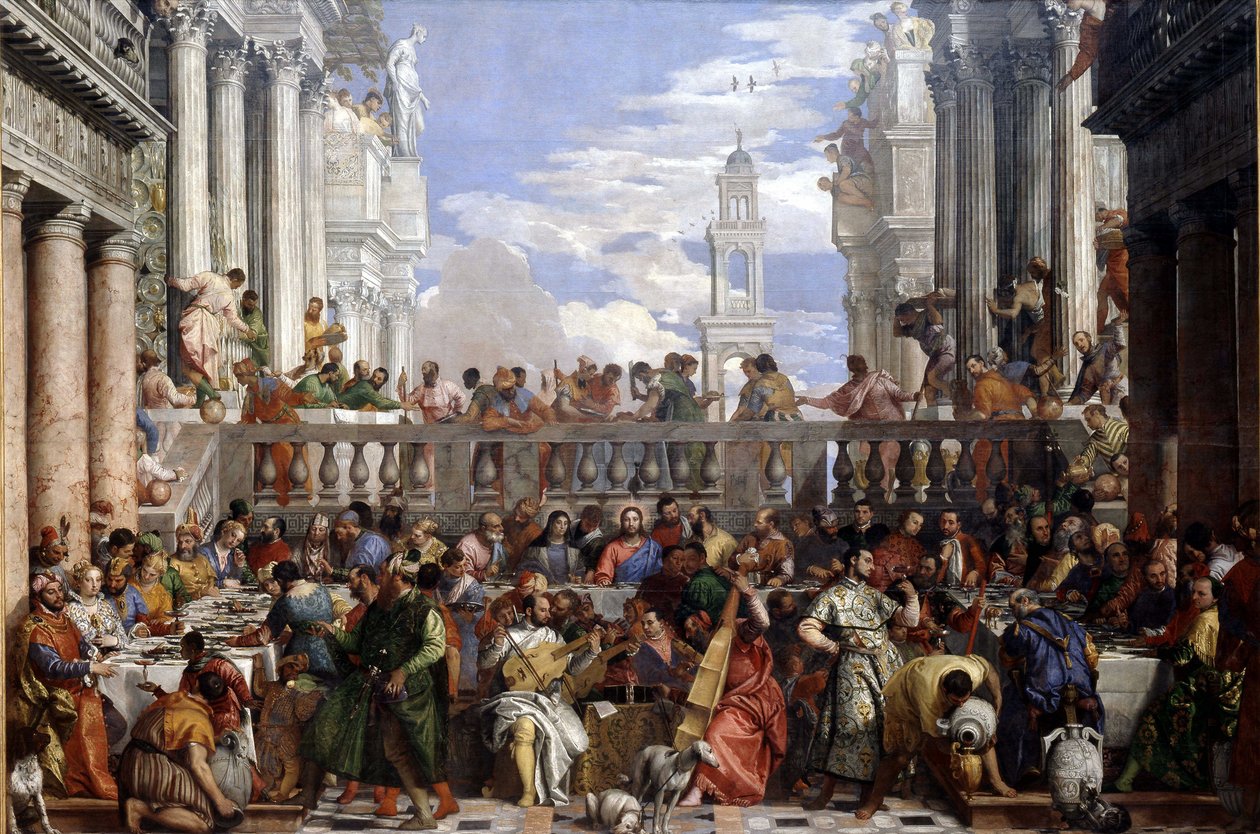 Svatba v Káně (Zázrak přeměny vody ve víno od Veronese od Veronese