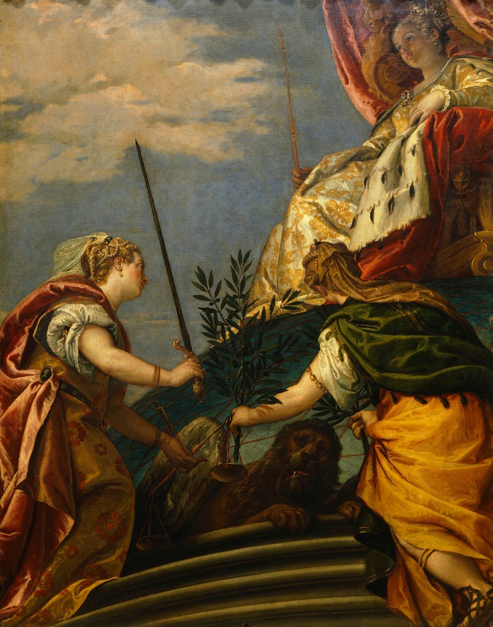 Benátky mezi slávou a mírem, Paolo Caliari známý jako Veronese (1528-1588), olej na plátně od (1528 88) Veronese