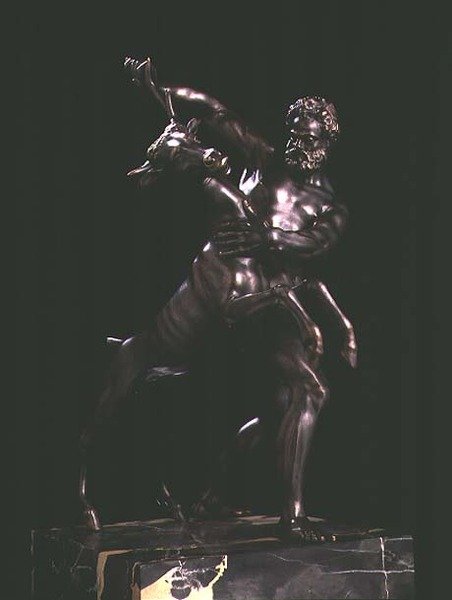 Hercules a Arcadian Stag (bronz) od Giambologna
