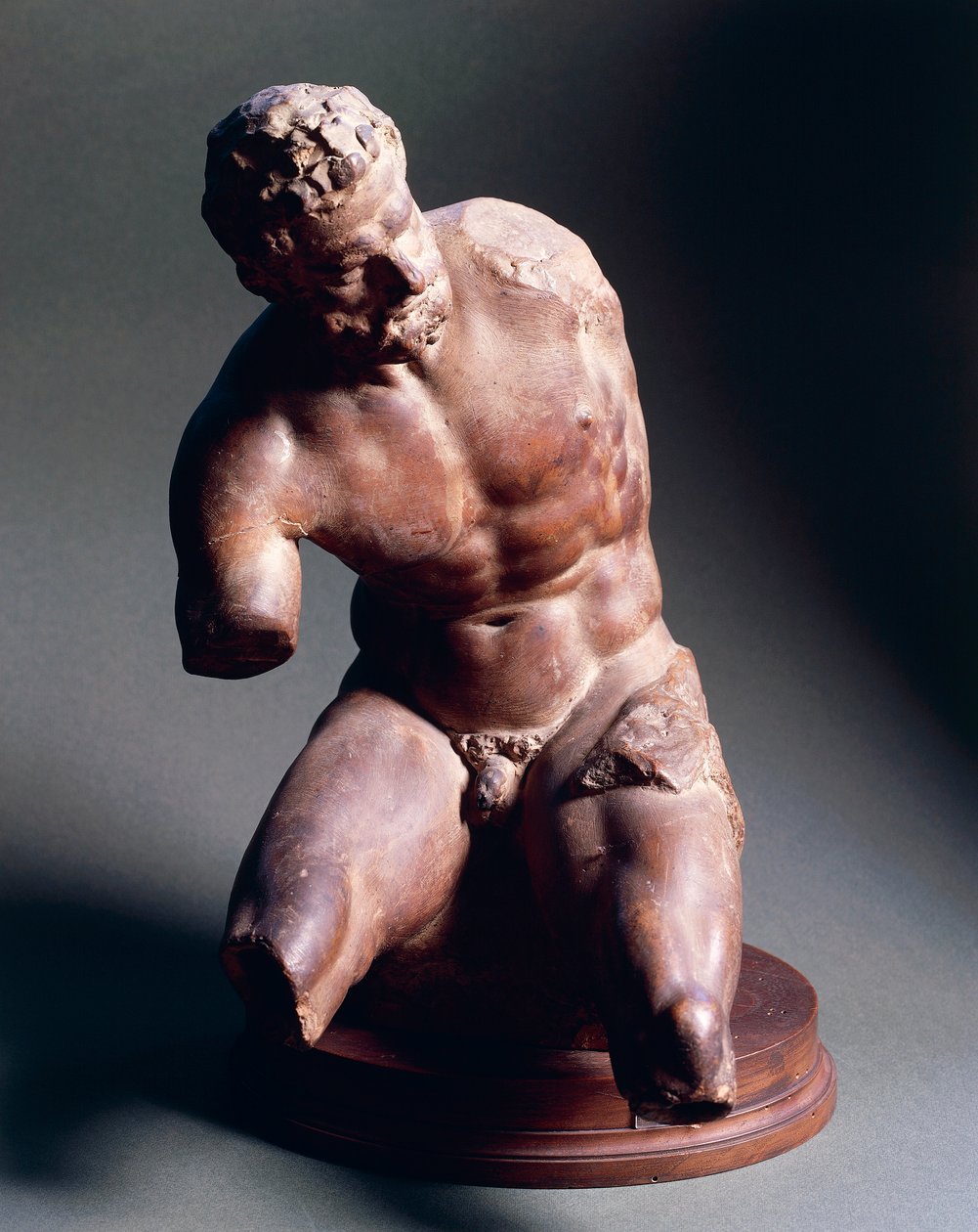 Mužský akt, cca 1572, Giambologna (1529-1608), terakotová plastika, 38,5 cm od Giambologna