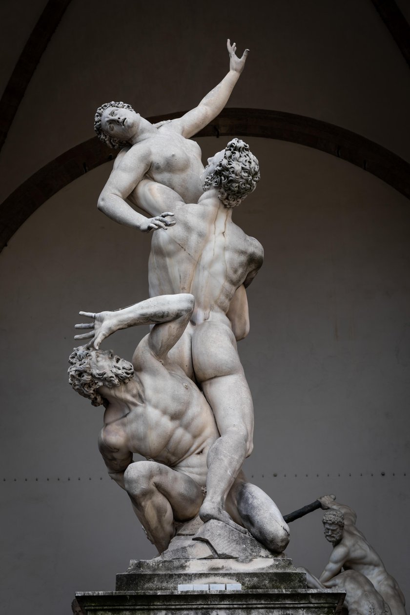 Znásilnění Proserpiny, renesanční socha od Giambologny, Florencie, Itálie, Evropa, 2021 (foto) od (1529 1608) Giambologna