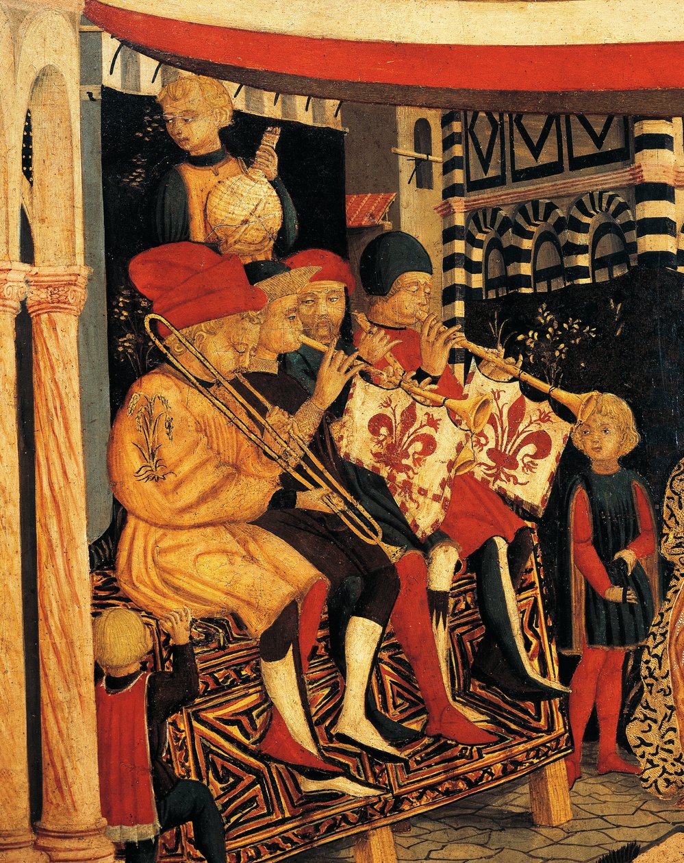 Muzikanti od Giovanni di Ser Giovanni