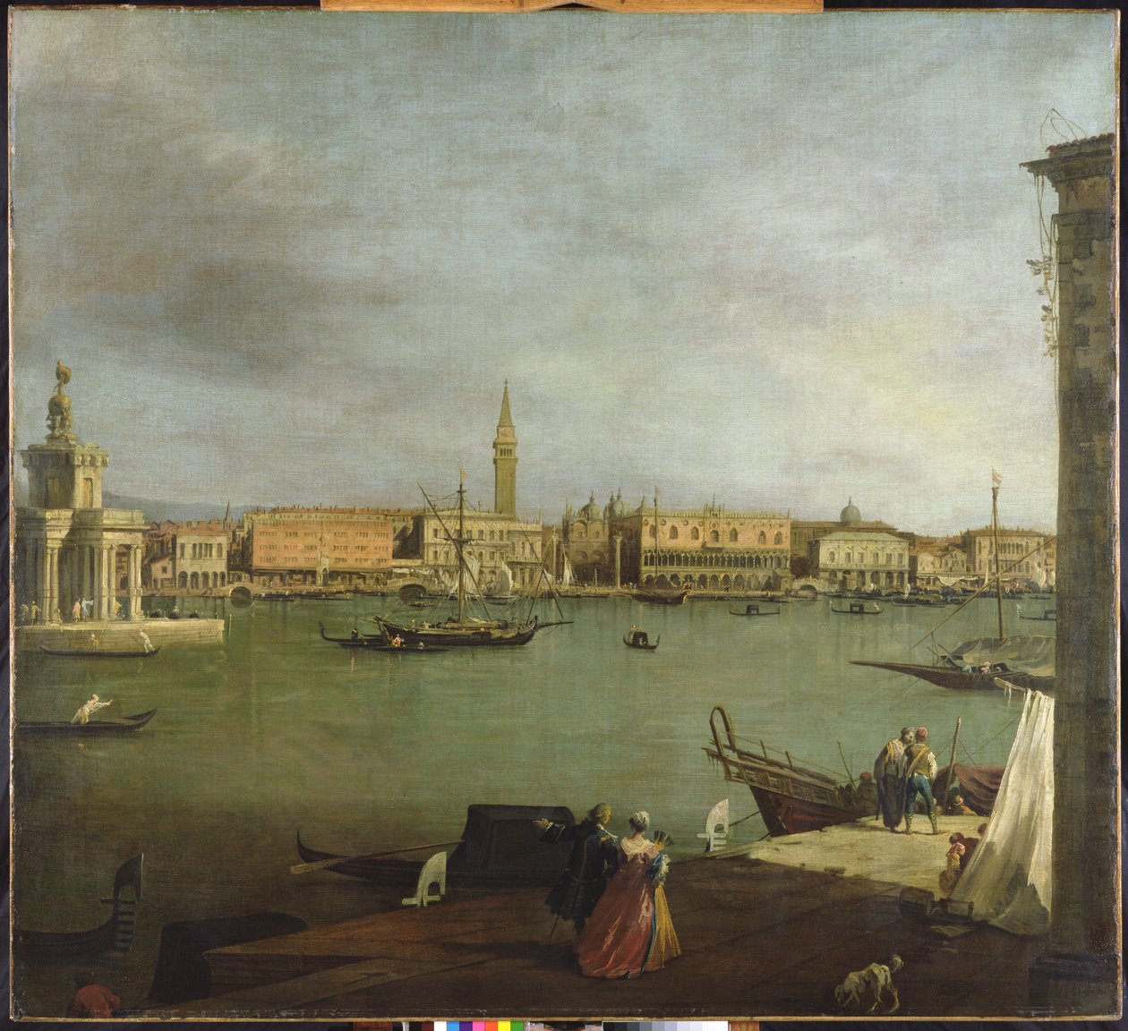 Bacino di San Marco při pohledu na sever (olej na plátně) od (1697 1768) Canaletto