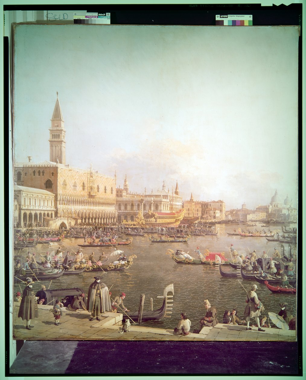 Molo a Dóžecí palác z Bacino Di San Marco od (1697 1768) Canaletto