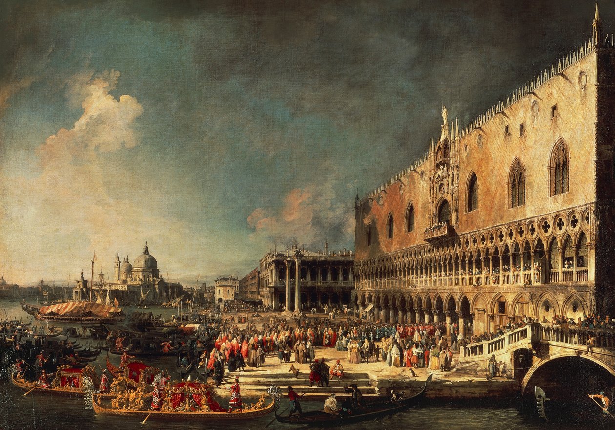 Příjezd francouzského velvyslance do Benátek od (1697 1768) Canaletto