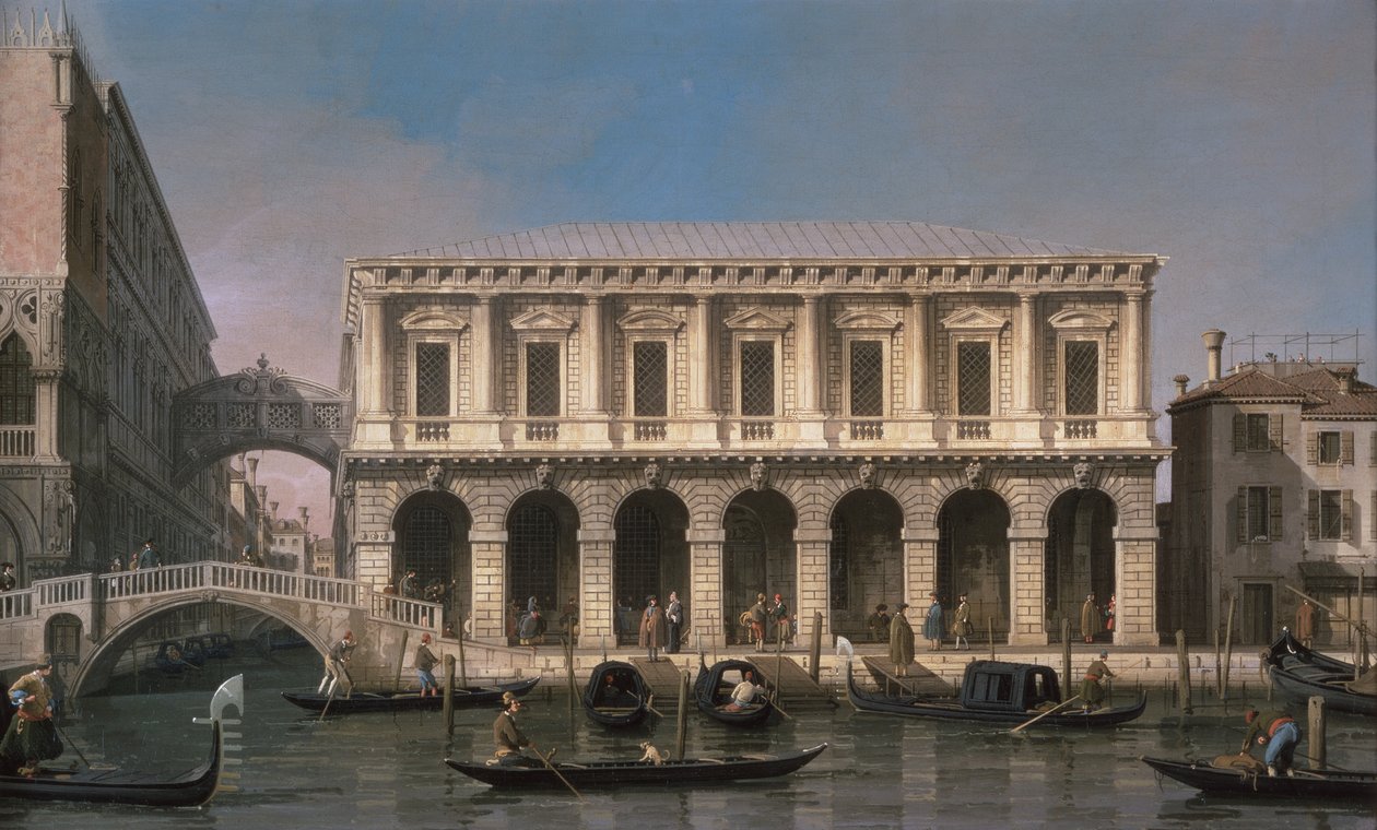 Most vzdechů (olej na plátně) od Canaletto