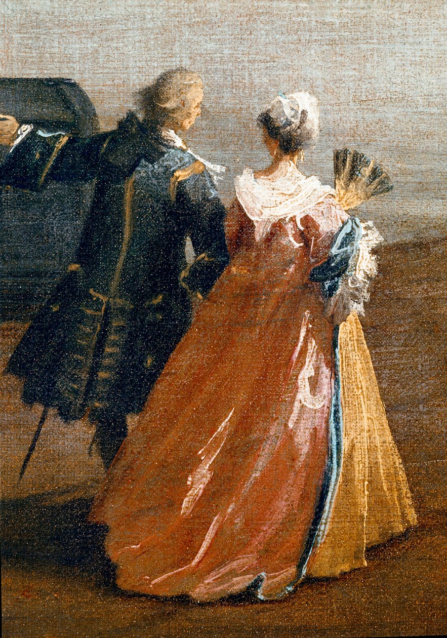 Pohled na pánev svatého Marka v Benátkách (olej na plátně od Canaletto