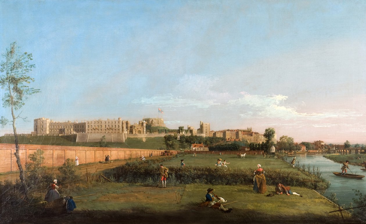 Hrad Windsor z jihovýchodu od Canaletto
