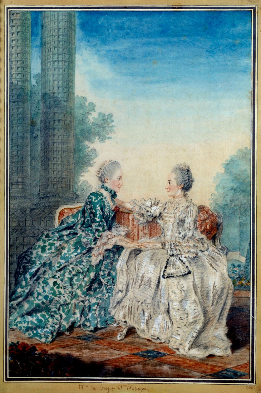 Portrét Madame de Breget a Madame d