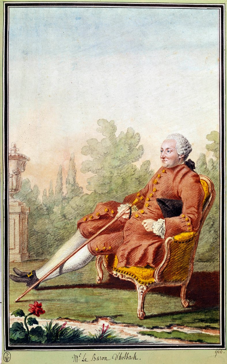 Portrét Paula Henri Dietricha, barona d