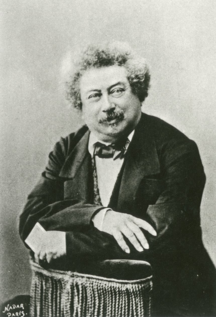 Portrét Alexandra Dumase od (1820 1910) Nadar