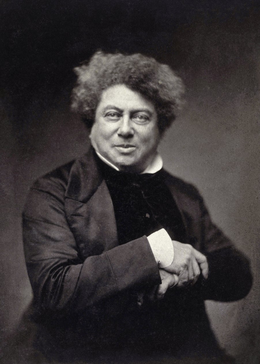 Alexandre Davy de la Pailleterie, známý jako Alexandre Dumas otec (1802-1870) od Nadar