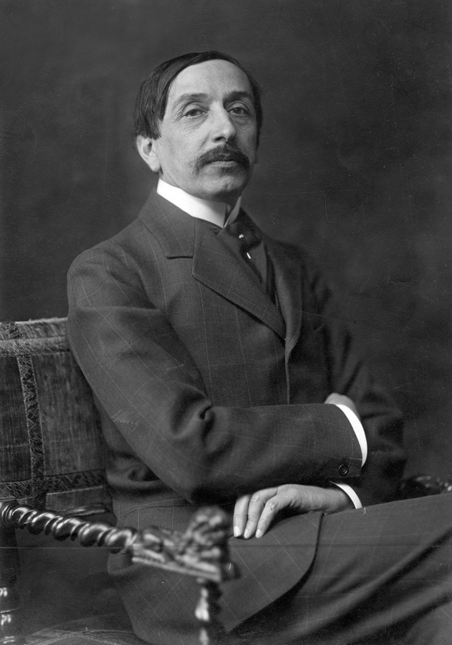 Francouzský politik a spisovatel Maurice Barres (1912-1913), obrázek Nadar od (1820 1910) Nadar