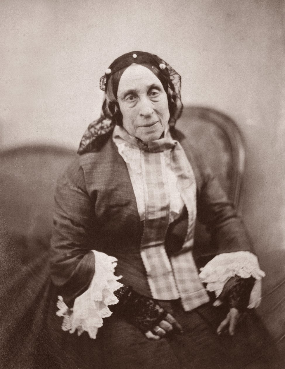 Portrét Madame Desbordes Valmore (Marceline Felicite Josephine Desbordes-Valmore od Nadar