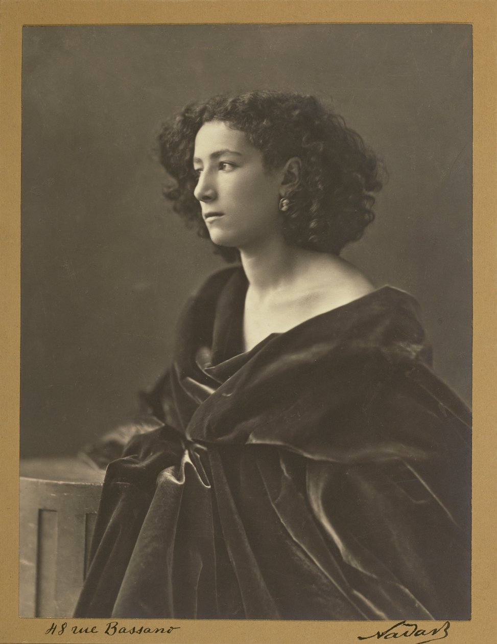 Portrét Sarah Bernhardt v roce 1864 od Nadar od Nadar
