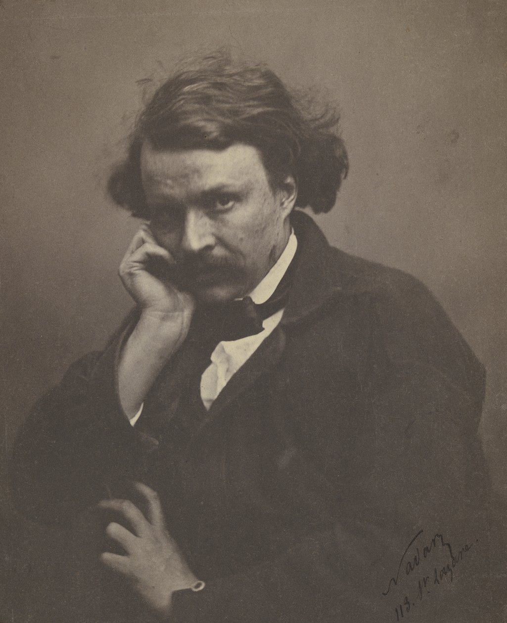 Autoportrét, cca 1855 (č/b fotografie) od Nadar