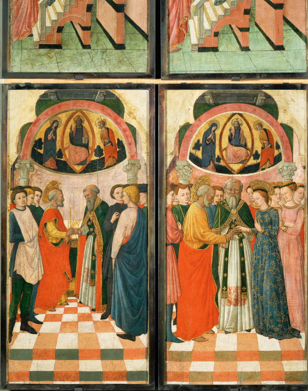 12 výjevů ze života Panny Marie... od (active c.1463-c.1490) Master of Wilten