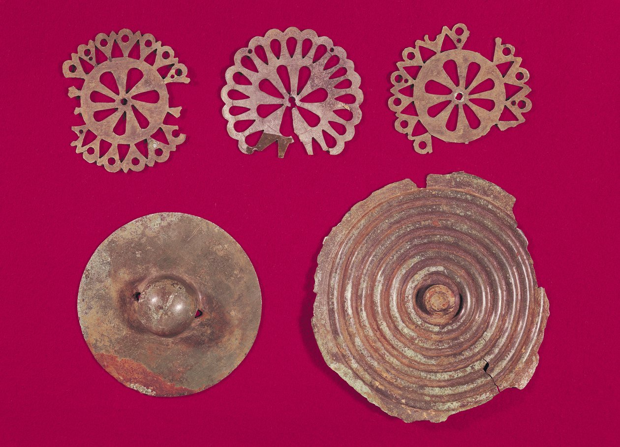 Příslušenství z vozu, z hrobky princezny z Vix (bronz) od (after) Celtic School