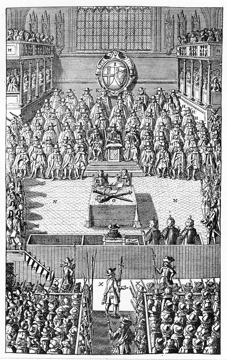 Proces s Karlem I., leden 1649 od (after) English School