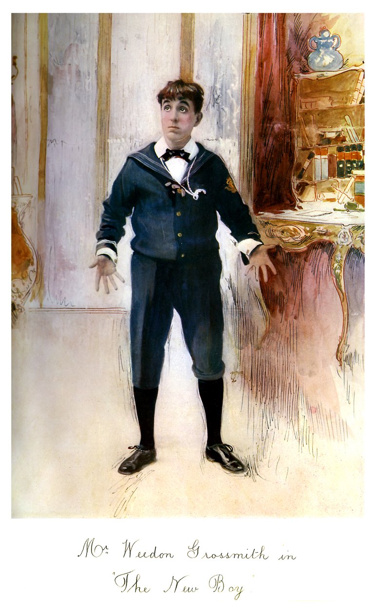 Weedon Grossmith ve filmu The New Boy od (after) English photographer