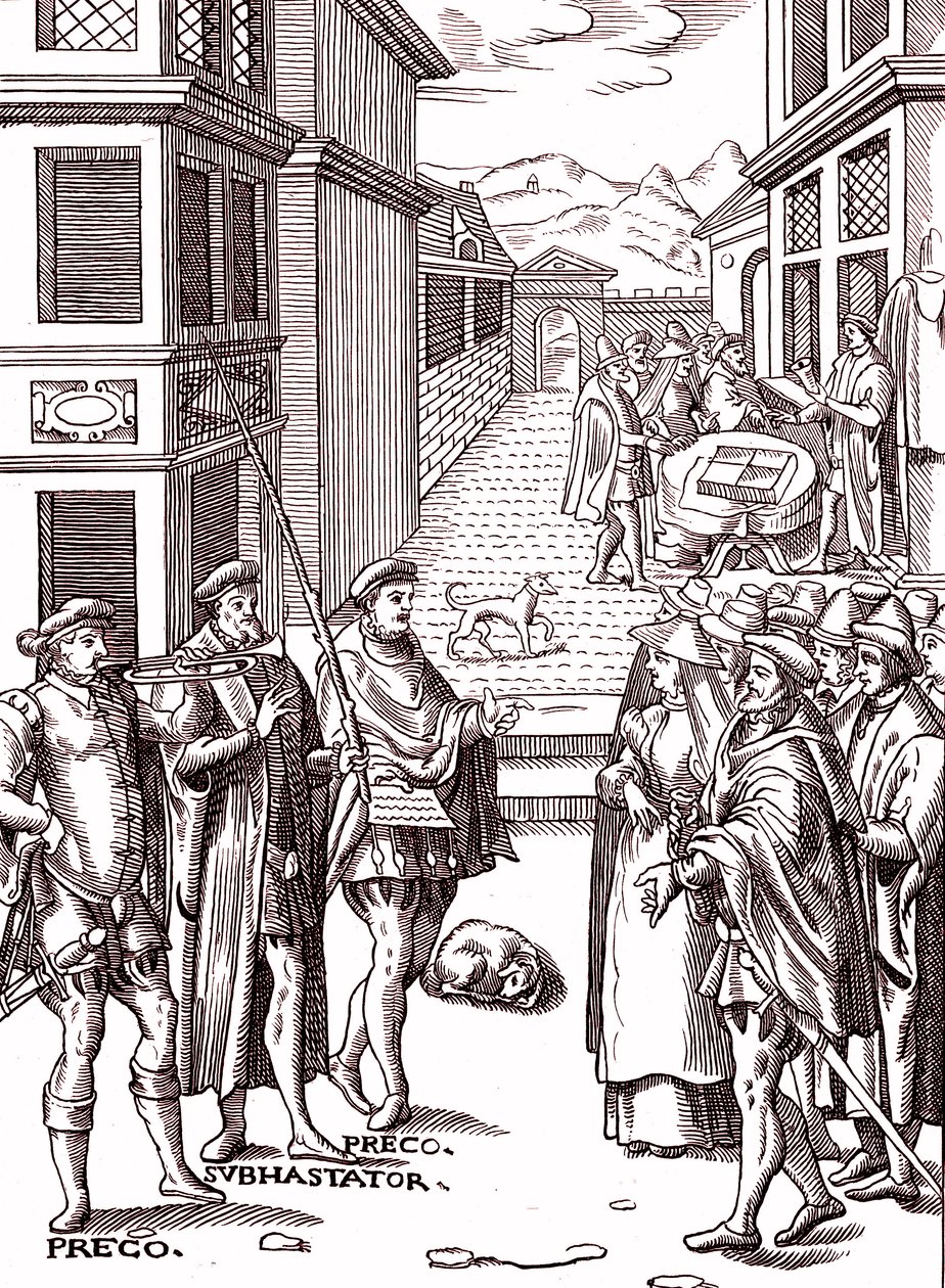 Městský křikloun troubí na trubku od (after) Flemish School