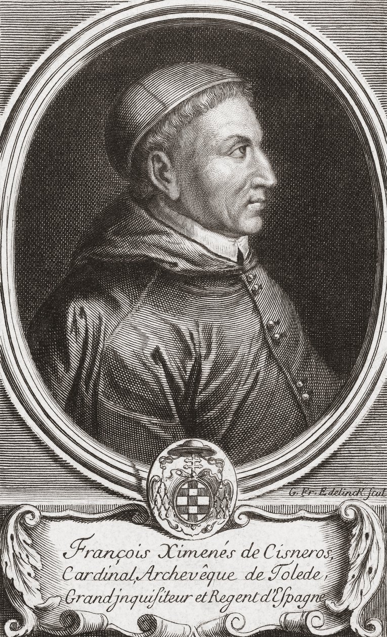 Francisco Jiménez de Cisneros. Portrét od (after) French School