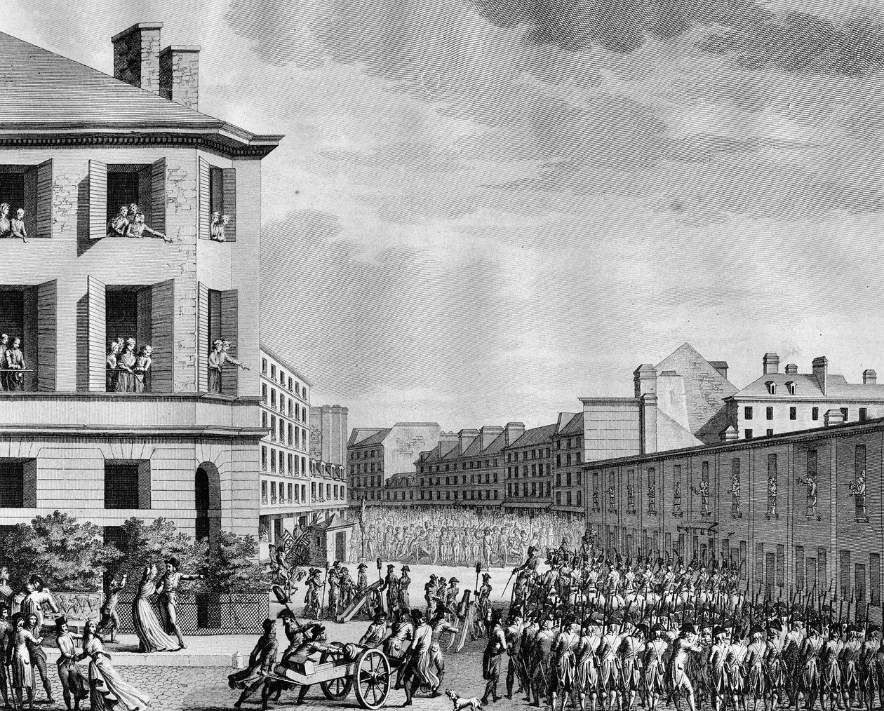 Francouzská revoluce a protirevoluční hnutí: Odzbrojení faubourg Saint Anthony na 4. Prairial An III (23. od (after) Girardet