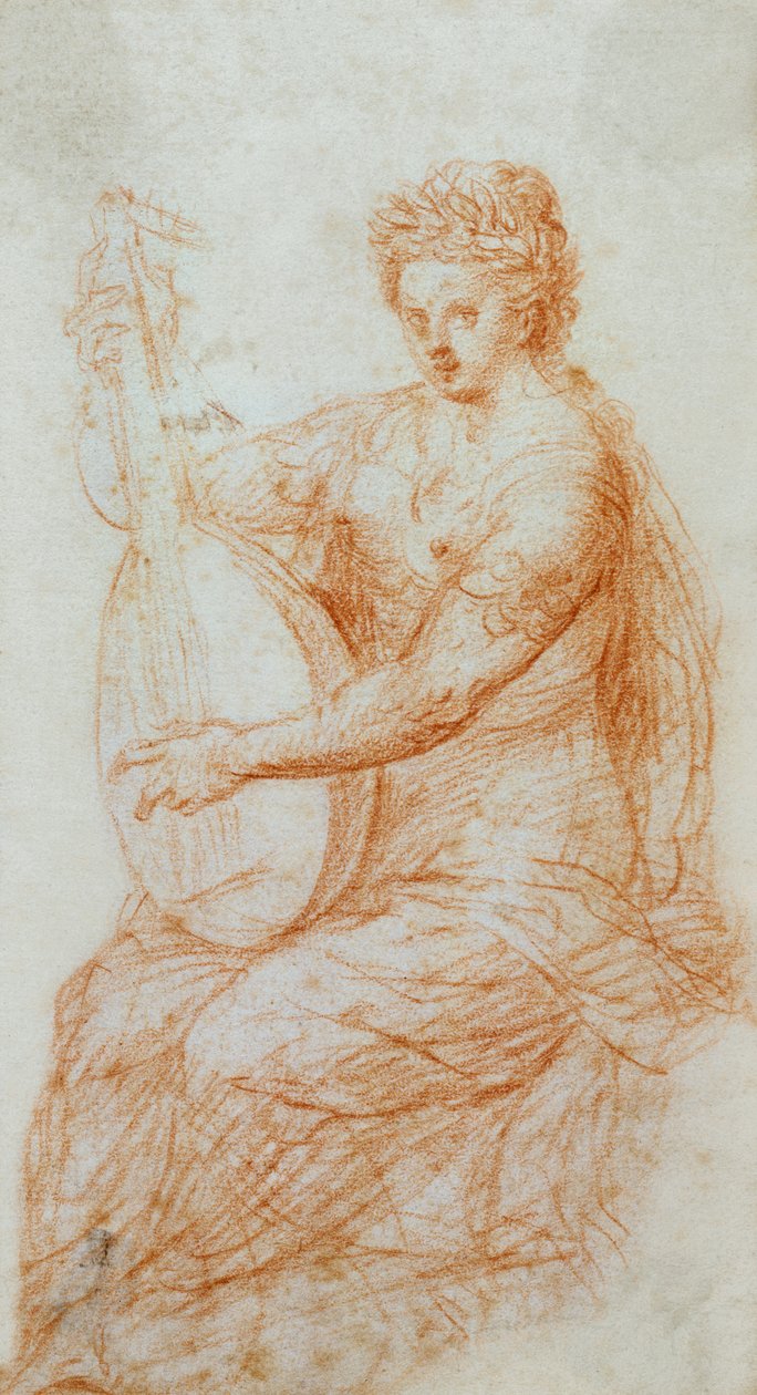 Alegorie hudby, c.1580 (kresba) od (attr.to) Dutch School