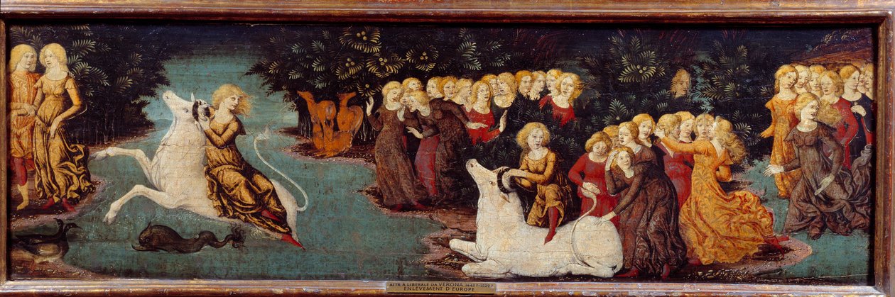 Únos Evropy. Obraz Liberale Da Verona (1445 - 1529) od (c.1445 1527) Liberale da Verona