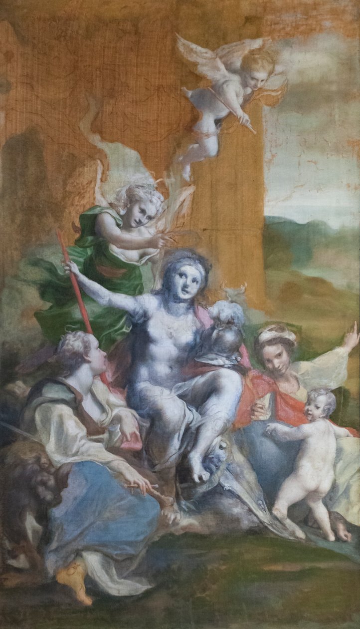 Alegorie ctnosti od (c.1489-1534) Correggio