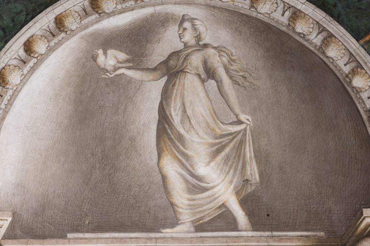 Diana Lucifera, detail lunet od (c.1489 1534) Correggio