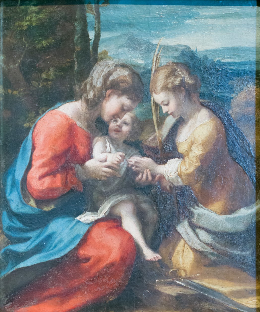 Mystické manželství svaté Kateřiny od (c.1489 1534) Correggio
