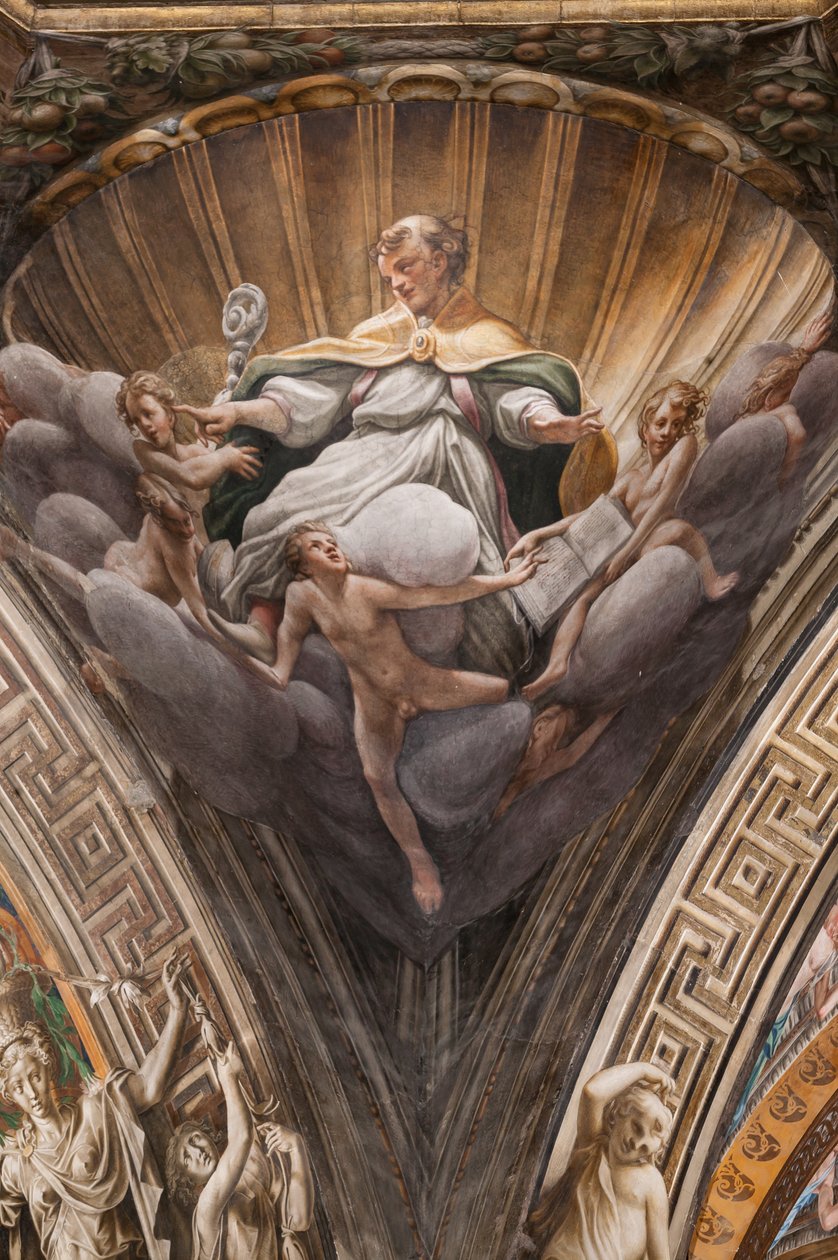 St Hilary, detail 3660852 od (c.1489 1534) Correggio