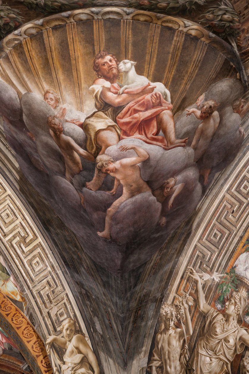 Svatý Jan Křtitel, detail 3660852 od (c.1489 1534) Correggio