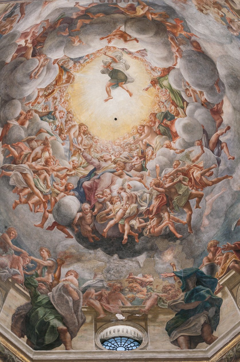 Nanebevzetí Panny Marie, detail 3660852 od (c.1489 1534) Correggio