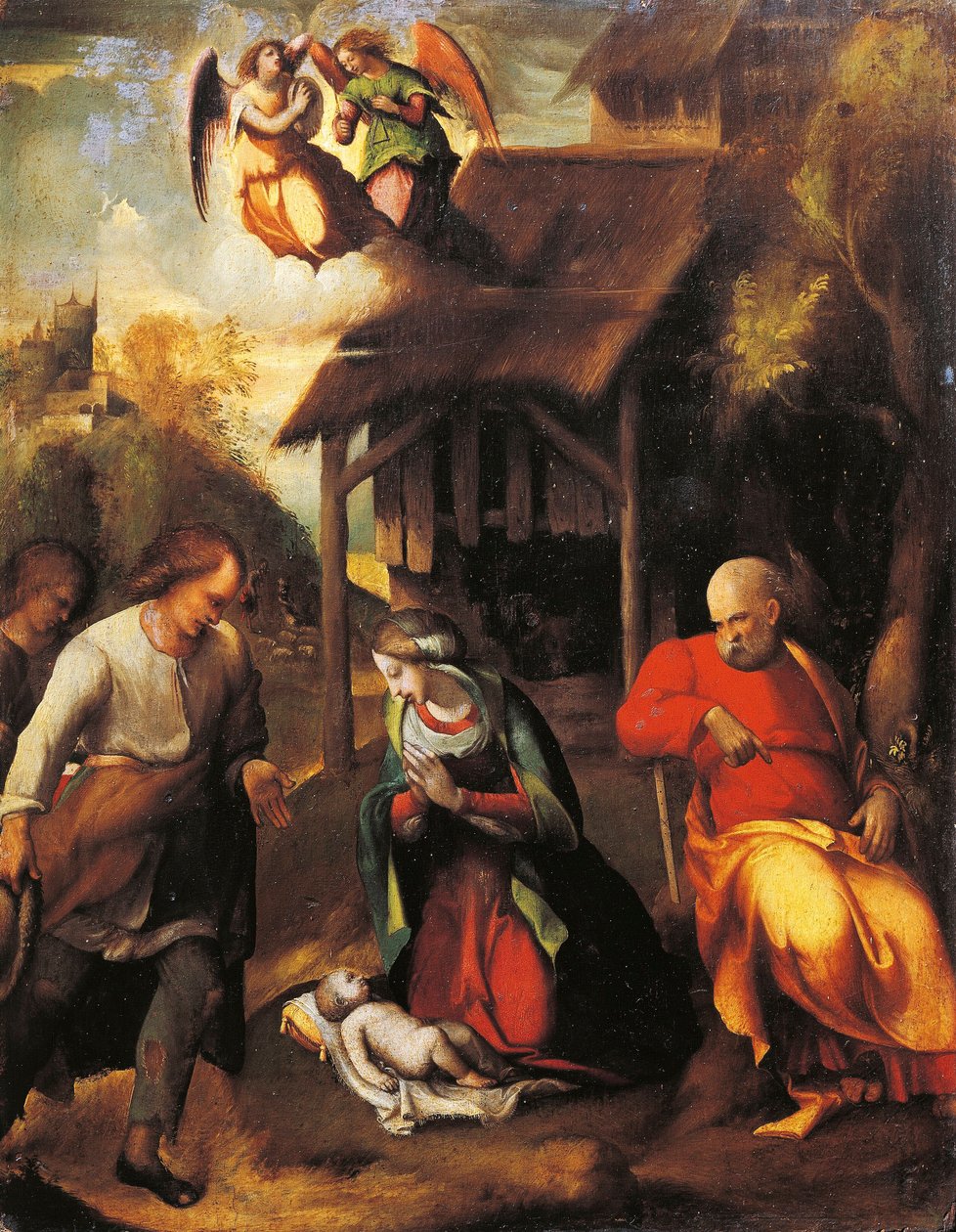 Klanění pastýřů (malba od (c.1489 1534) Correggio