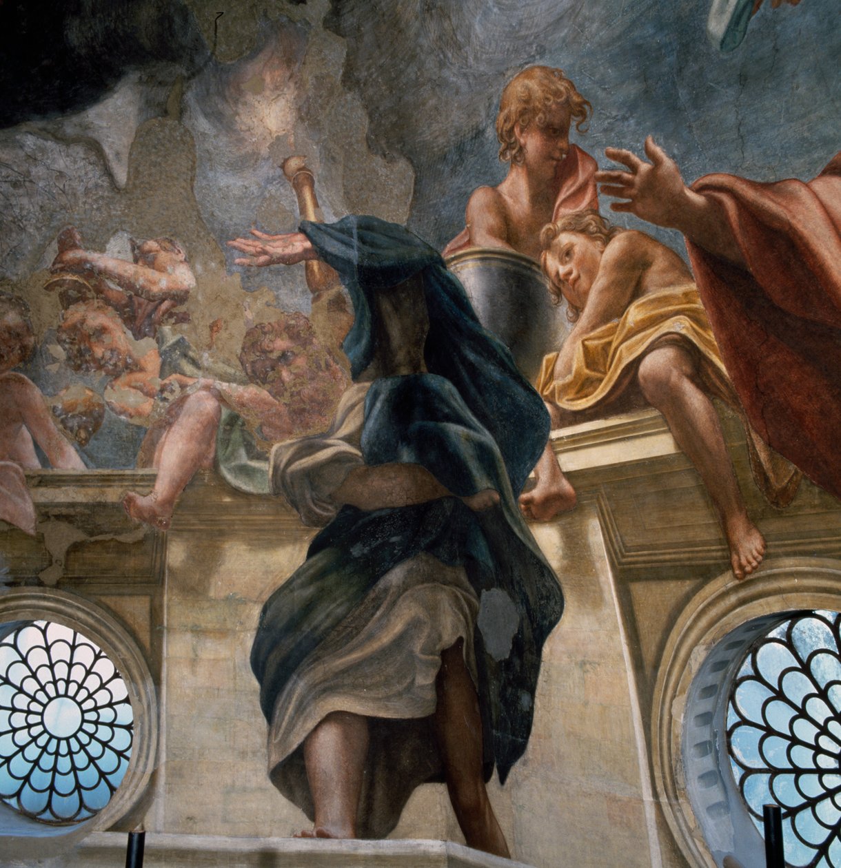 Apoštol, detail z Nanebevzetí Panny Marie od (c.1489 1534) Correggio