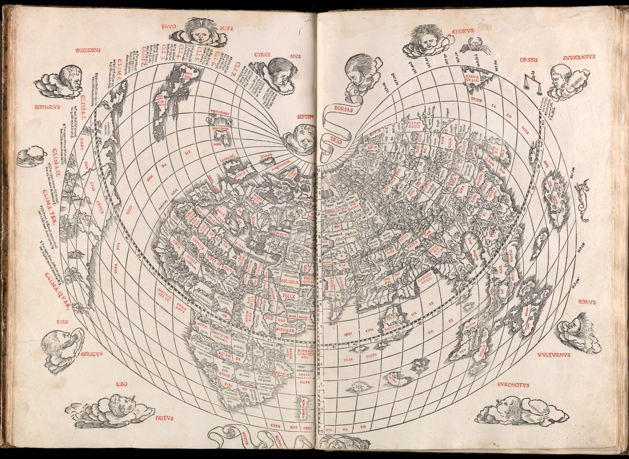 Claudii Ptholemaei Alexandrini liber geographiae cum tabulis et universali figura et cum additione locorum quae a recentioribus reperta sunt diligenti cura emendatus et impressus od (c.90 168)(after) Ptolemy
