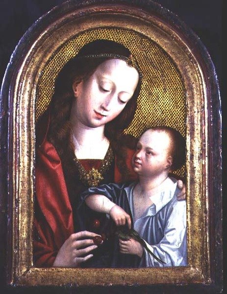 Madonna s dítětem od (studio) Master of the Magdalene Altarpiece