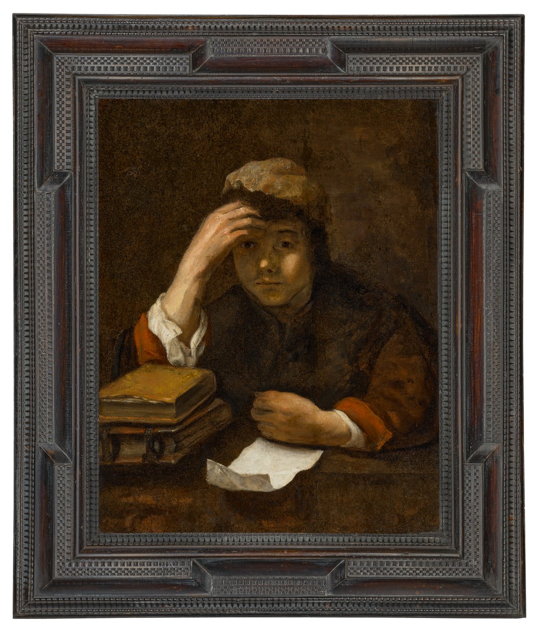 Chlapec si čte (olej na plátně) od (studio of) Rembrandt Harmensz. van Rijn