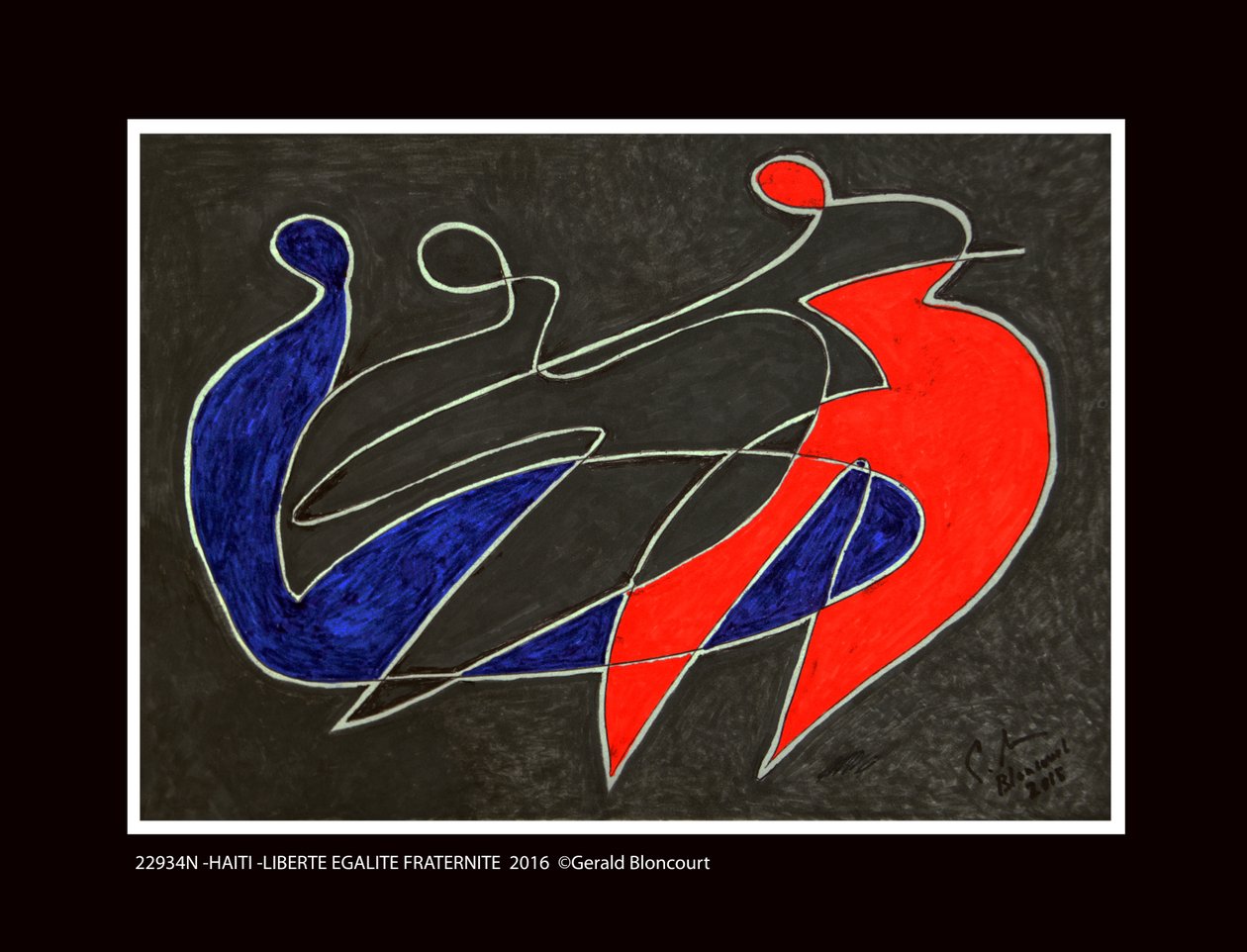 22934N -HAITI -LIBERTE EGALITE FRATERNITE 2016 ? od Unknown