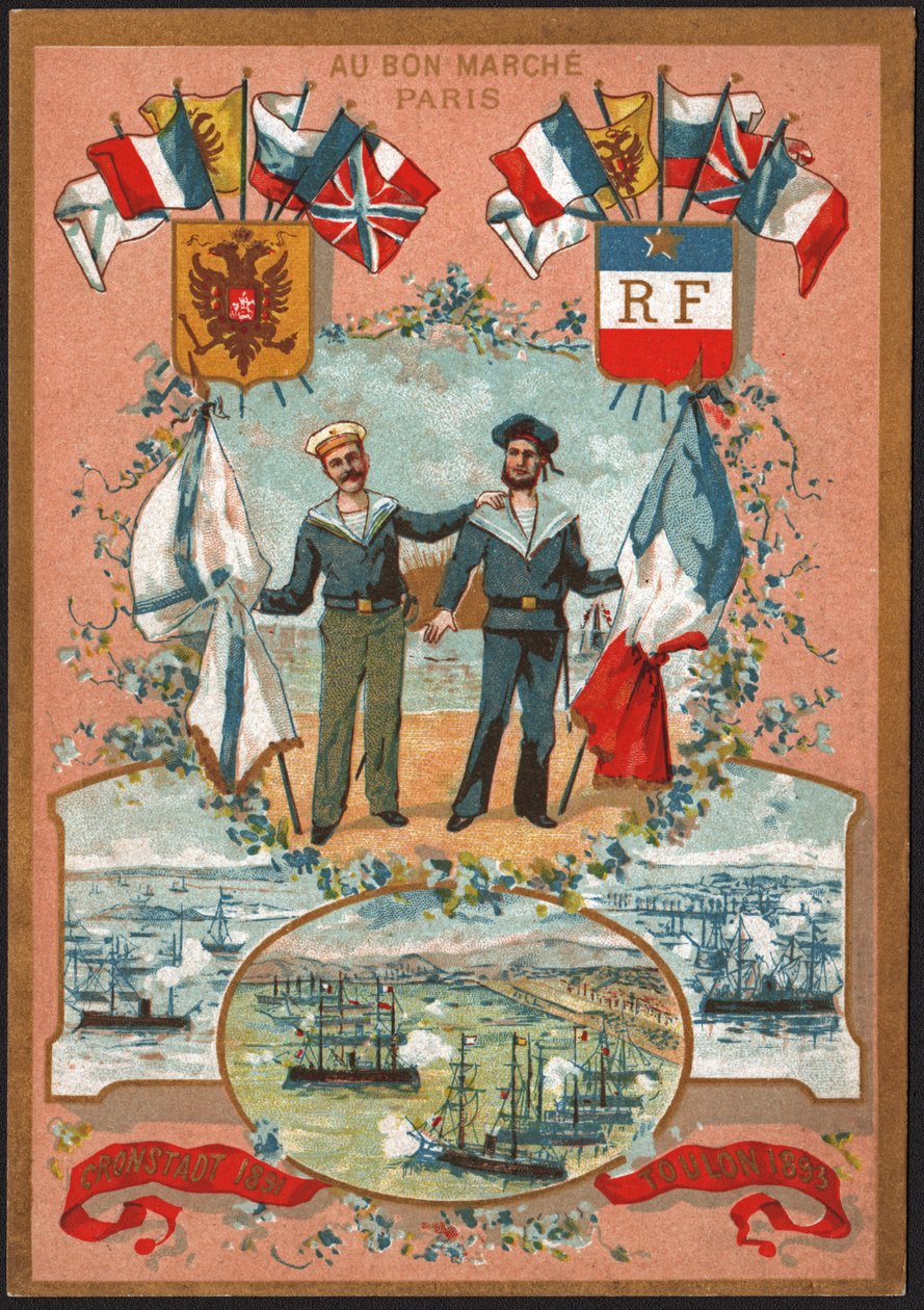 francouzsko-ruská aliance. Francouzská ruská aliance. od Unknown