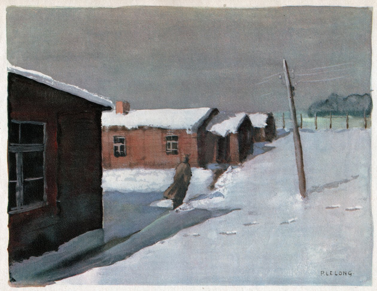 Vězeňský tábor v Německu. Vězeňský tábor v Německu. od Unknown