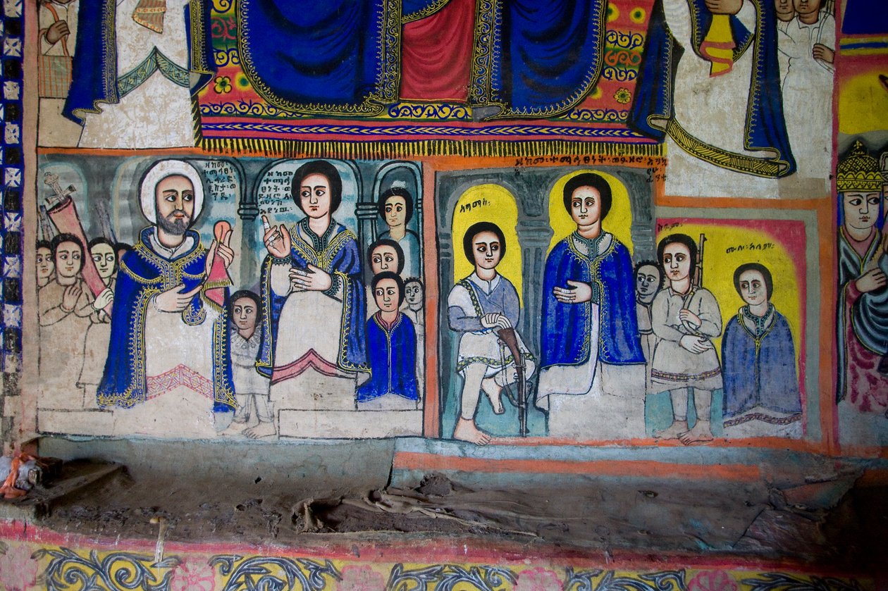Kostel Debre Sina Maryam, Gorgora, jezero Tana, Etiopie, Afrika od Unknown