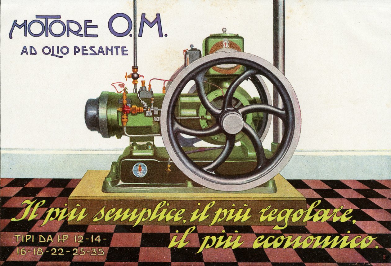 Zemědělské stroje. Suzzara, 1925 od Unknown