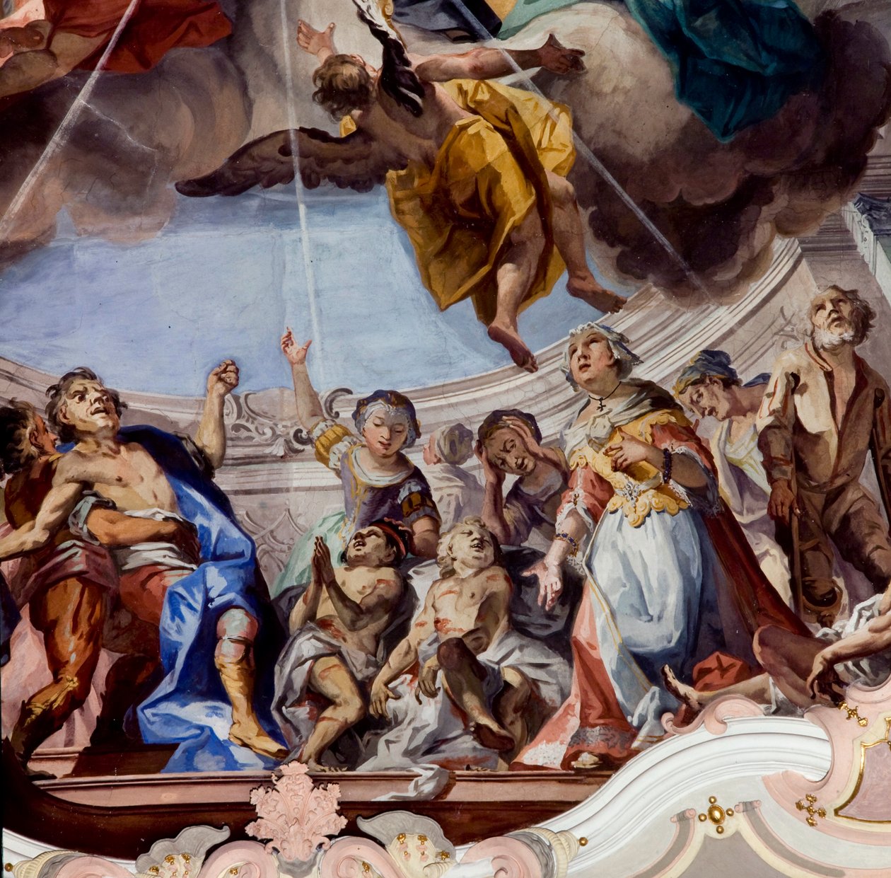 Fresco, Novacella Abby, Bressanone, Trentino Alto Adige, Itálie od Unknown