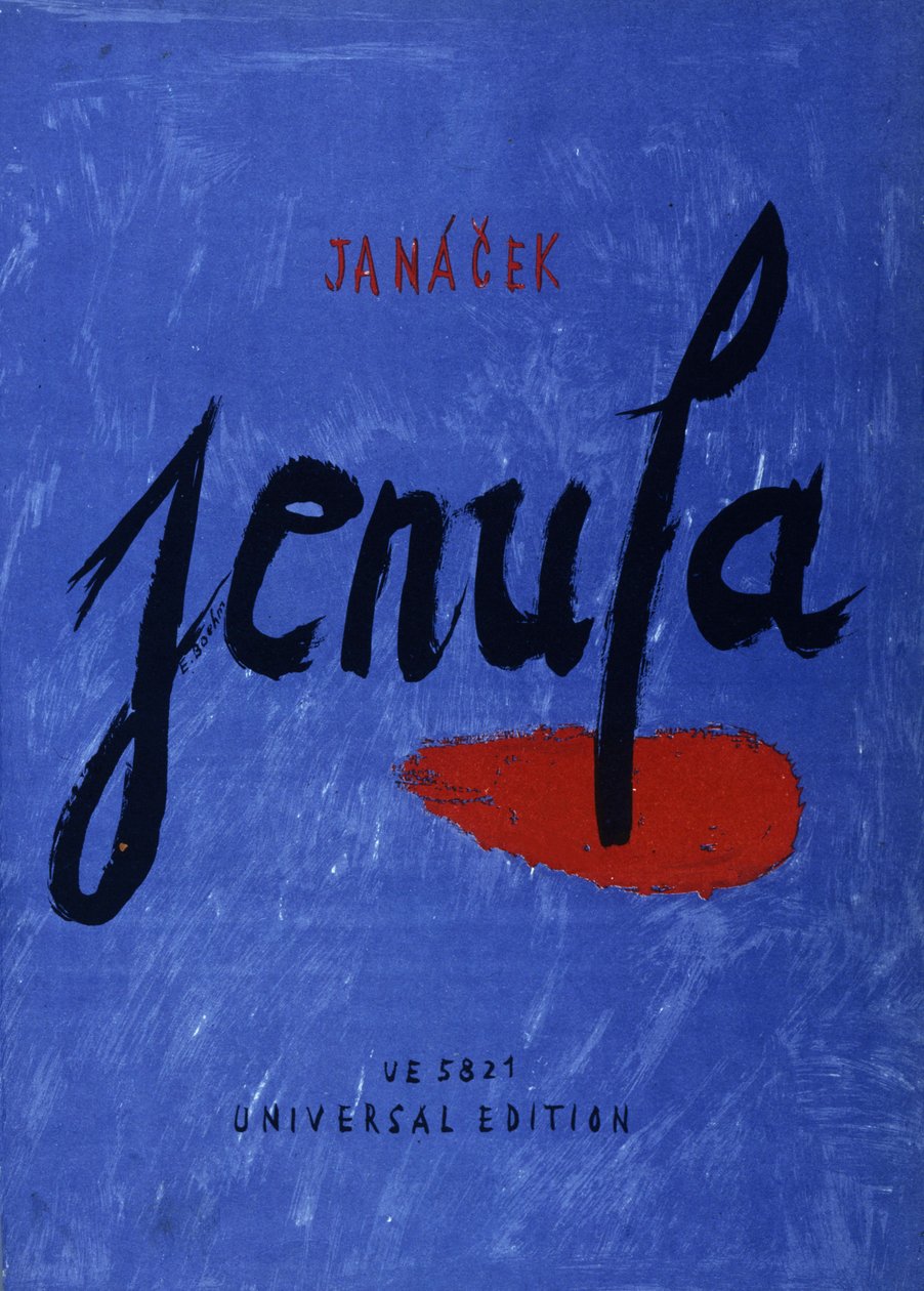 Přední strana obálky Jenufa od Leoše Janáčka od Unknown