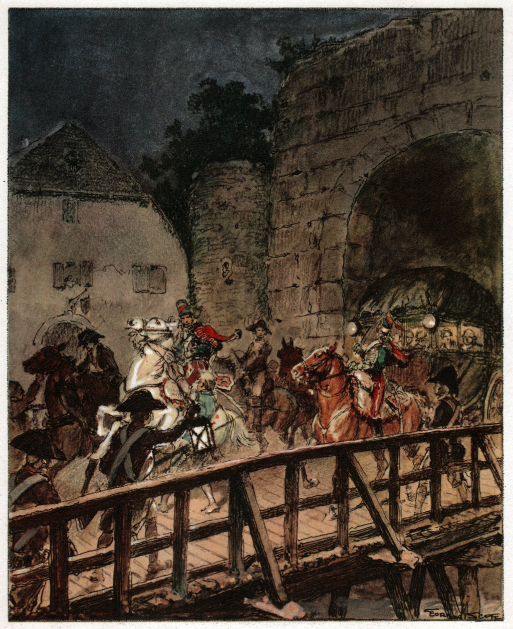 Let z Varennes. Přelet do Varennes. od Unknown